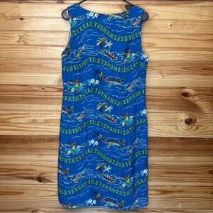 Vintage sag harbor 1990s Hawaiian print vacation dress size 10